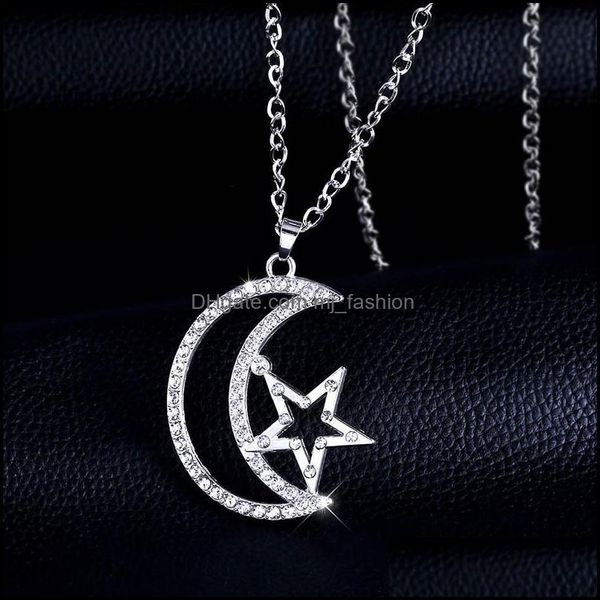 pendant necklaces moon star necklace color sier gold lovers engagement jewelry rhinestone drop delivery 2021 pendants mjfashion dhyfn, Silver
pendant necklaces moon star necklace color sier gold lovers engagement jewelry rhinestone drop delivery 2021 pendants mjfashion dhyfn, Silver