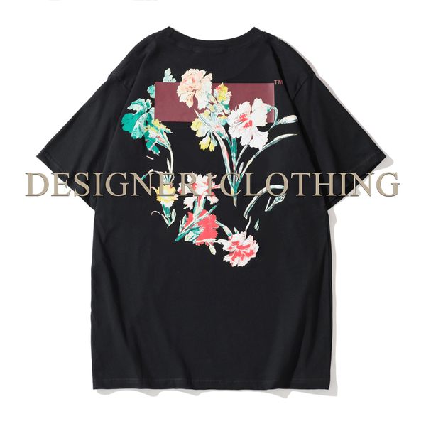 designer t shirts of w flower pattern slogan printed short sleeve classic style wholesale casual 100% pure cotton for mens women m-xxl, White;black 
designer t shirts of w flower pattern slogan printed short sleeve classic style wholesale casual 100% pure cotton for mens women m-xxl, White;black