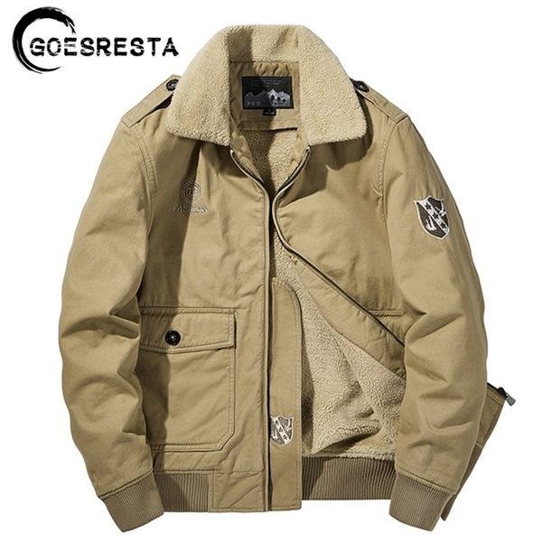 brand winter warm thicken jacket men fleece fashion casual military windbreaker men jacket coat large size m-5xl 201127, Black;brown
brand winter warm thicken jacket men fleece fashion casual military windbreaker men jacket coat large size m-5xl 201127, Black;brown