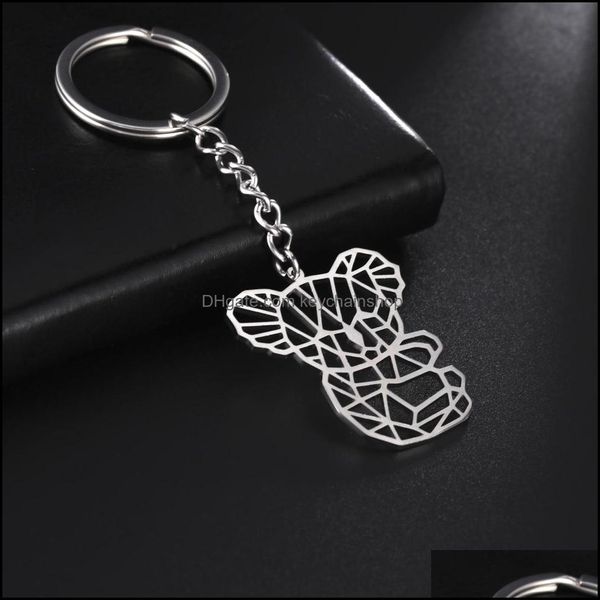 key rings jewelry custom cute koala animal keychain for women men hollw out stainless steel chain holder keyring fashion dhvwk, Slivery;golden
key rings jewelry custom cute koala animal keychain for women men hollw out stainless steel chain holder keyring fashion dhvwk, Slivery;golden