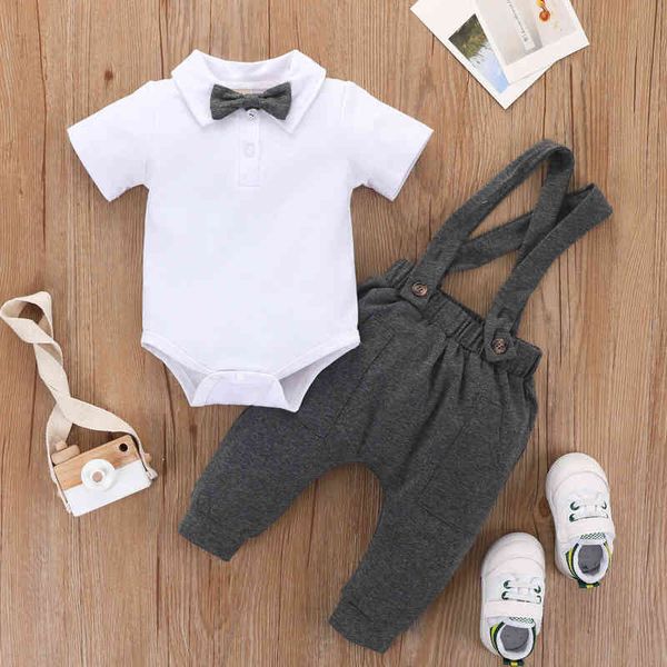 citgeett summer baby boys short sleeve romper w/ jarretel pants bow tie gentleman style clothing set j220711, White
citgeett summer baby boys short sleeve romper w/ jarretel pants bow tie gentleman style clothing set j220711, White