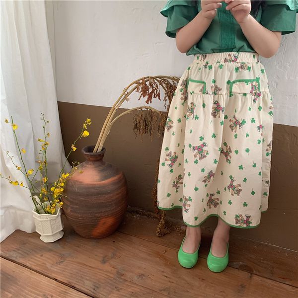 girls korean style loose cartoon skirts 1-7 years spring cute children clothes baby girls cotton all-match skirts 220423, Blue
girls korean style loose cartoon skirts 1-7 years spring cute children clothes baby girls cotton all-match skirts 220423, Blue