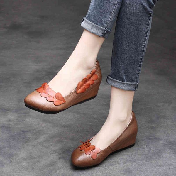 sandals spring national style cowhide flower inner raised thick bottom slope heel women's shoes color matching single w3kc, Black
sandals spring national style cowhide flower inner raised thick bottom slope heel women's shoes color matching single w3kc, Black