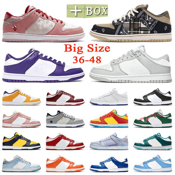 with box running shoes for men women outdoor skate sports sneaker low valentines day offs black white panda union court purple acg terra clu
with box running shoes for men women outdoor skate sports sneaker low valentines day offs black white panda union court purple acg terra clu