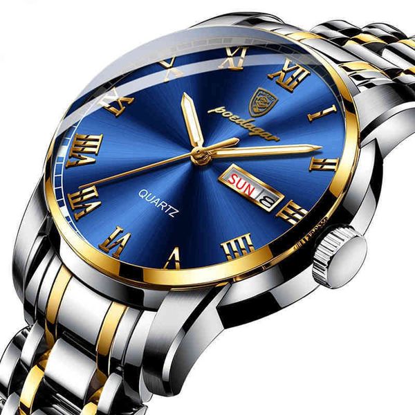 wristwatches brand luxury mens watches luminous waterproof stainless steel watch men date calendar business quartz wristwatch 220419, Slivery;brown
wristwatches brand luxury mens watches luminous waterproof stainless steel watch men date calendar business quartz wristwatch 220419, Slivery;brown