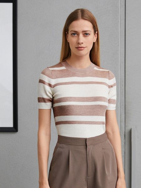 motf premium wool mix striped knit x1hu#, White;black