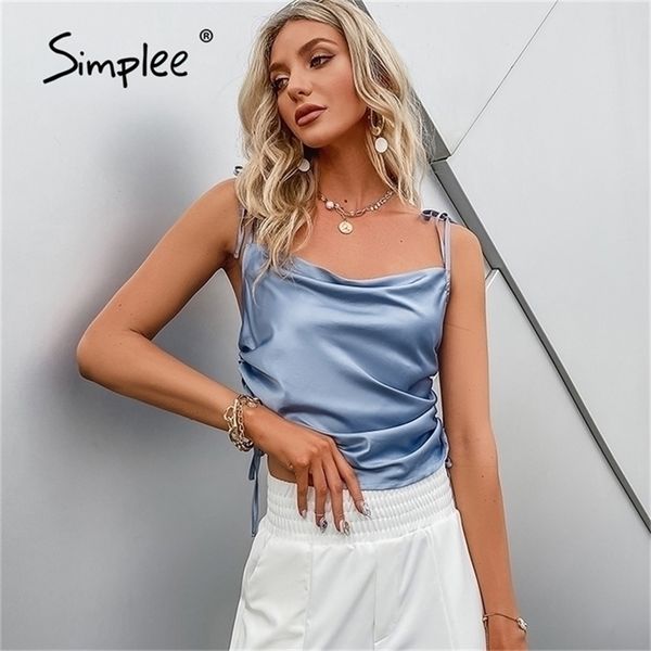solid women sleeveless satin short elegant female spaghetti straps summer high street style tank 220318, White
solid women sleeveless satin short elegant female spaghetti straps summer high street style tank 220318, White