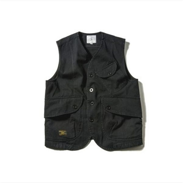 new autumn fashion black sleeveless jacket men cotton vest with many pockets casual mens cargo vests waistcoat ds50103 t190828, Black;white
new autumn fashion black sleeveless jacket men cotton vest with many pockets casual mens cargo vests waistcoat ds50103 t190828, Black;white
