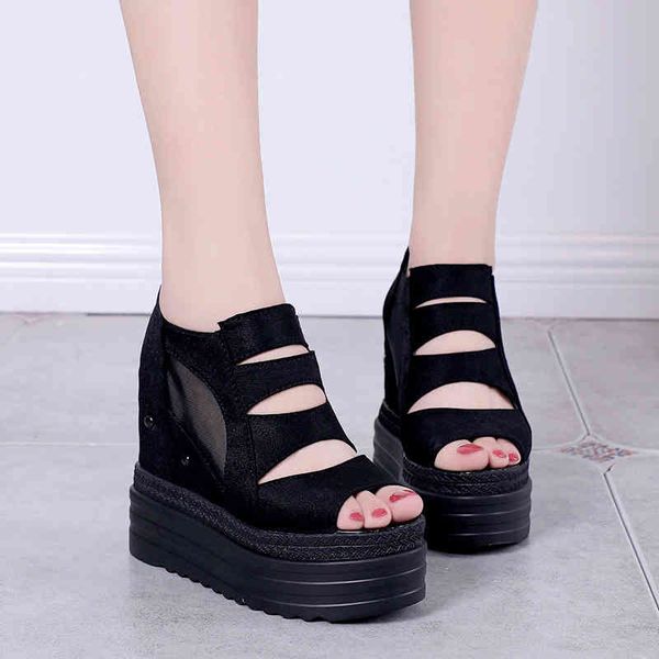 dress shoes summer women short boots high heels 12cm wedge platform pu leather mesh peep toe casual ladies ankle student gtse, Black
dress shoes summer women short boots high heels 12cm wedge platform pu leather mesh peep toe casual ladies ankle student gtse, Black