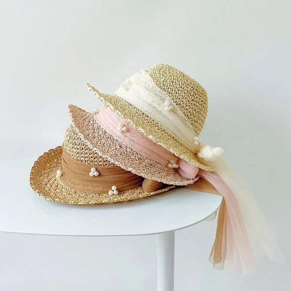 baby girl hat with pearls bows summer children panama bucket hats for kid princess sun cap beach travel baby accessories 1-3y, Yellow
baby girl hat with pearls bows summer children panama bucket hats for kid princess sun cap beach travel baby accessories 1-3y, Yellow