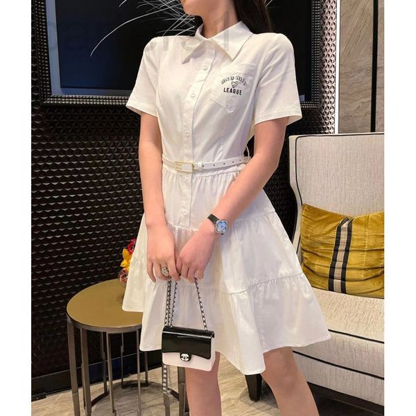casual dresses designer chaopai 22 early spring new letter printing solid color with belt dress sweet temperament simple and versatile women, Black;gray
casual dresses designer chaopai 22 early spring new letter printing solid color with belt dress sweet temperament simple and versatile women, Black;gray