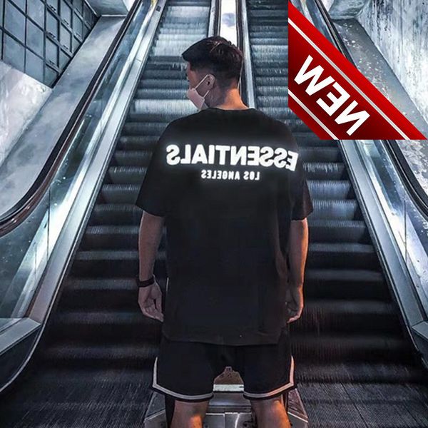 feel of god fog essentials la los angeles limited reflective high street loose short sleeve t-shirt for men, White;black
feel of god fog essentials la los angeles limited reflective high street loose short sleeve t-shirt for men, White;black