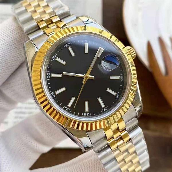 two-tone day jubilee bracelet sapphire mens date watches automatic movement oystersteel watch mechanical master montre2592, Slivery;brown
two-tone day jubilee bracelet sapphire mens date watches automatic movement oystersteel watch mechanical master montre2592, Slivery;brown