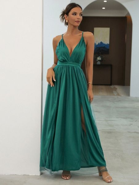 joyfunear plunging neck crisscross back mesh cami prom dress y16h#, Black;gray
joyfunear plunging neck crisscross back mesh cami prom dress y16h#, Black;gray