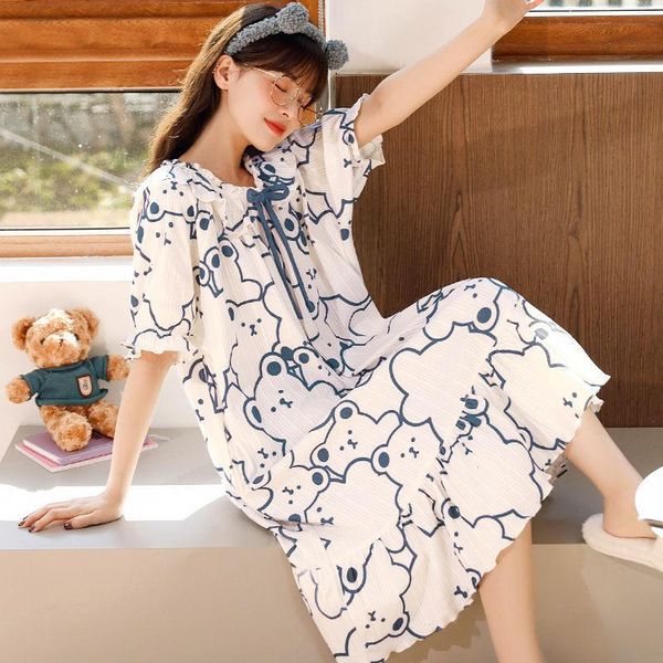 cute bear womens nightgowns fashion sleepwears night wear summer nightdress cartoon femme sleepwear plus size pijamas cotton pyjama -xxxl, Black;red
cute bear womens nightgowns fashion sleepwears night wear summer nightdress cartoon femme sleepwear plus size pijamas cotton pyjama -xxxl, Black;red