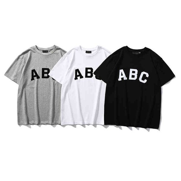 double line ess high street trend letter printing men's and women's loose short sleeve t-shirt high-quality trendy t-shirts, Black
double line ess high street trend letter printing men's and women's loose short sleeve t-shirt high-quality trendy t-shirts, Black