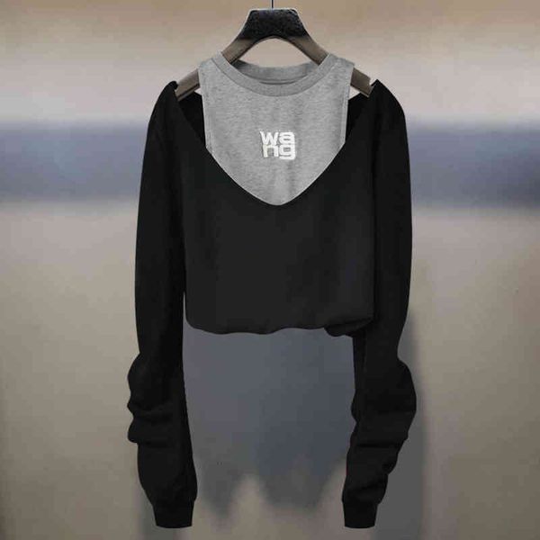 casual dresses king's loose and fake two piece splicing women's long sleeve versatile ins round neck color matching pullover, Black;gray
casual dresses king's loose and fake two piece splicing women's long sleeve versatile ins round neck color matching pullover, Black;gray