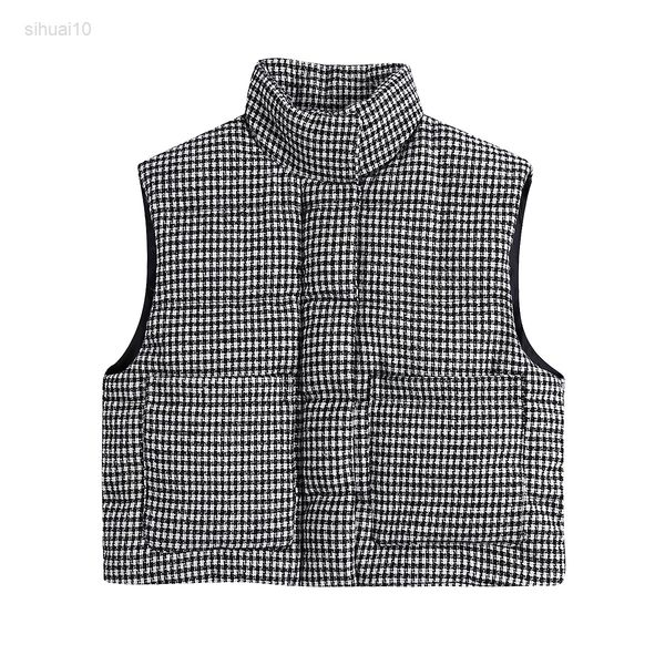 women 2022 fashion large bag plaid cotton vest vintage sleeveless zipper women coat fashion vest l220725, White
women 2022 fashion large bag plaid cotton vest vintage sleeveless zipper women coat fashion vest l220725, White