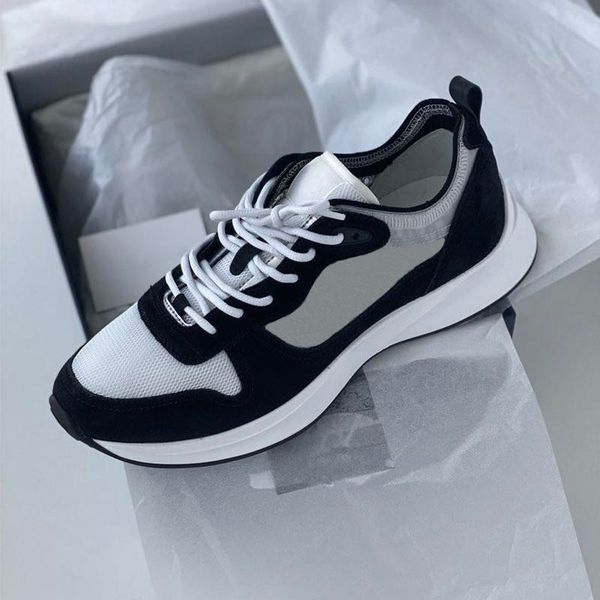 b25 oblique runner sneaker men platform shoes low mesh and suede upper 100% genuine leather lace-up mens trainers with box no56, Black
b25 oblique runner sneaker men platform shoes low mesh and suede upper 100% genuine leather lace-up mens trainers with box no56, Black