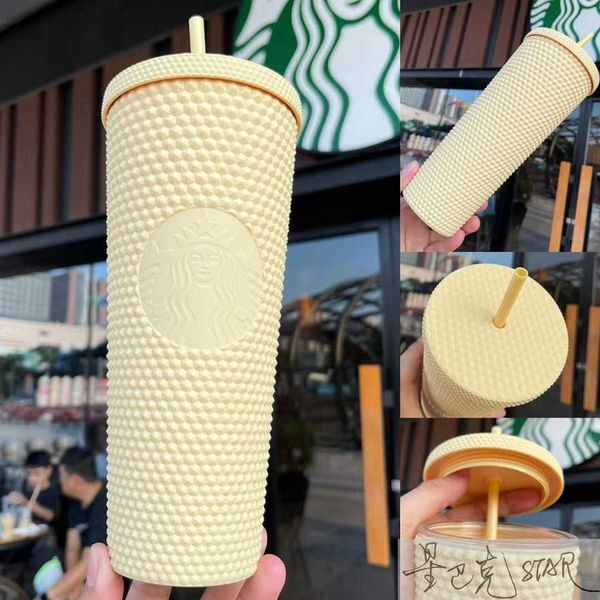starbucks new cup 710ml fog yellow diamond cut plastic straw cup high capacity coffee cup
starbucks new cup 710ml fog yellow diamond cut plastic straw cup high capacity coffee cup