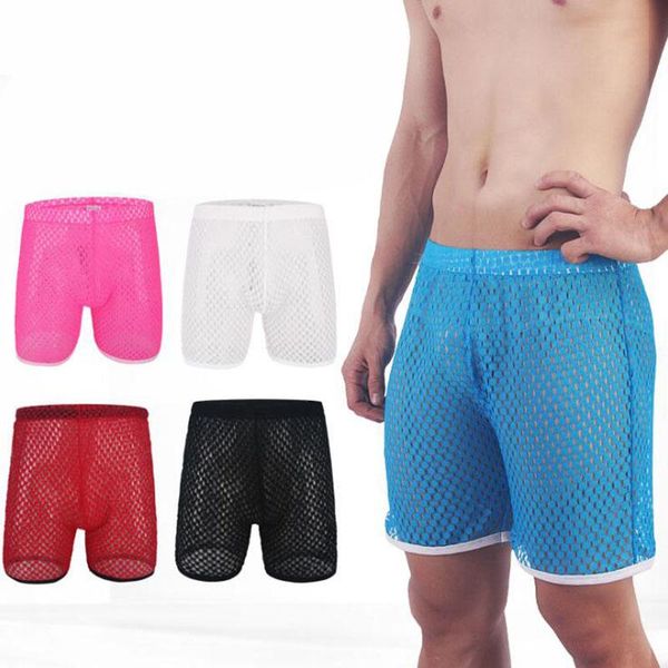 men's shorts mesh men beach board see through fishnet gay male stage loose hollow out blue red black white, White;black
men's shorts mesh men beach board see through fishnet gay male stage loose hollow out blue red black white, White;black