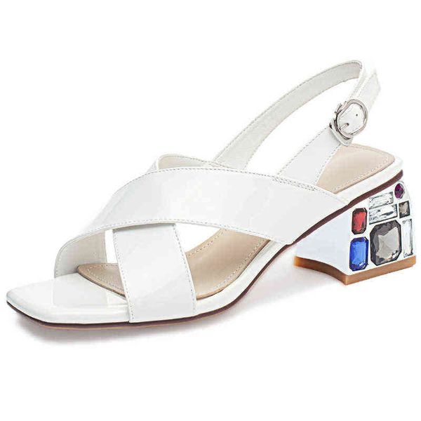 sandals luxe kristal hakken vrouwen sandalen schoenen echt leer zomer voor wit geel partij bruiloft dames 220427, Black
sandals luxe kristal hakken vrouwen sandalen schoenen echt leer zomer voor wit geel partij bruiloft dames 220427, Black