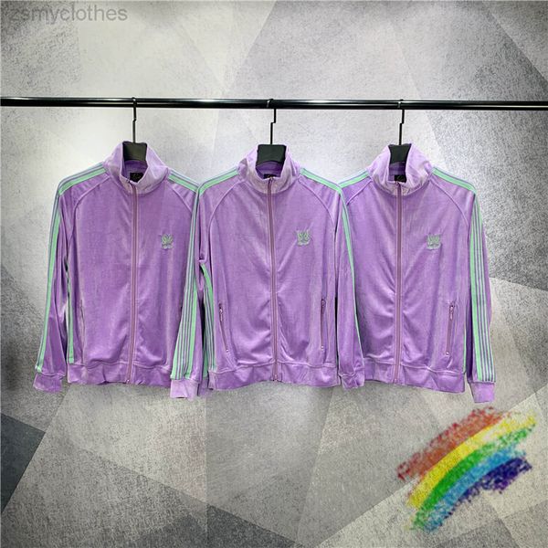 2020ss purple needles awge jacket men women butterfly embroidery needles velvet jackets awge coats, Black;brown
2020ss purple needles awge jacket men women butterfly embroidery needles velvet jackets awge coats, Black;brown