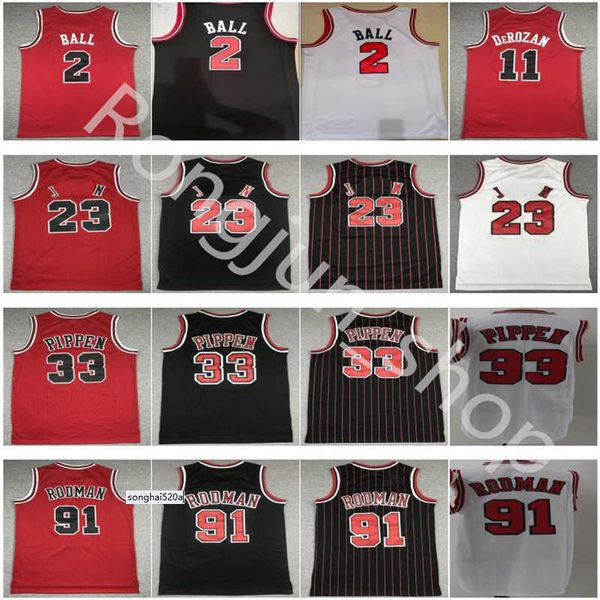 men stitched 2 lonzo ball basketball jersey 11 demar derozan 23 dennis 91 rodman scottie 33 pippen red white black blue stripe shirt q jerse, Black;red
men stitched 2 lonzo ball basketball jersey 11 demar derozan 23 dennis 91 rodman scottie 33 pippen red white black blue stripe shirt q jerse, Black;red