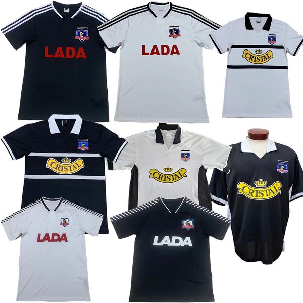 1991 92 96 99 colo colo retro soccer jersey cup shirt angel fernrndez vidrl lerl home white away black short sleeve football soccer jerseys, Black;yellow
1991 92 96 99 colo colo retro soccer jersey cup shirt angel fernrndez vidrl lerl home white away black short sleeve football soccer jerseys, Black;yellow