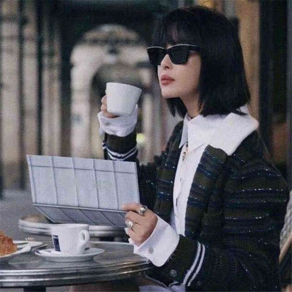 sunglasses xiaoxiang's fashion square small frame sunglasses liu shishi, zhou xun and xin lei's trendy ch5417 sun 86lc, White;black
sunglasses xiaoxiang's fashion square small frame sunglasses liu shishi, zhou xun and xin lei's trendy ch5417 sun 86lc, White;black