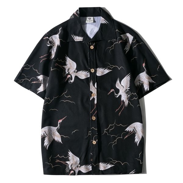 camisa masculina summer casual short sleeve men s shirts hawaii male animal print beach shirt streetwear holiday hombre 220606, White;black
camisa masculina summer casual short sleeve men s shirts hawaii male animal print beach shirt streetwear holiday hombre 220606, White;black