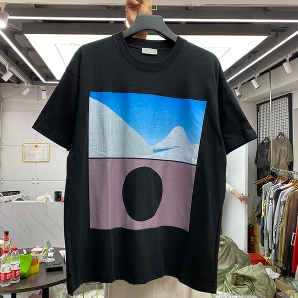 t shirt tee snow mountain printed men short sleeve letter embroidery t-shirt 22ss, White;black
t shirt tee snow mountain printed men short sleeve letter embroidery t-shirt 22ss, White;black