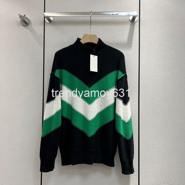 women's knits & tees spring contrast striped half high neck sweater casual loose warm knit black stitched long sleeves, White
women's knits & tees spring contrast striped half high neck sweater casual loose warm knit black stitched long sleeves, White