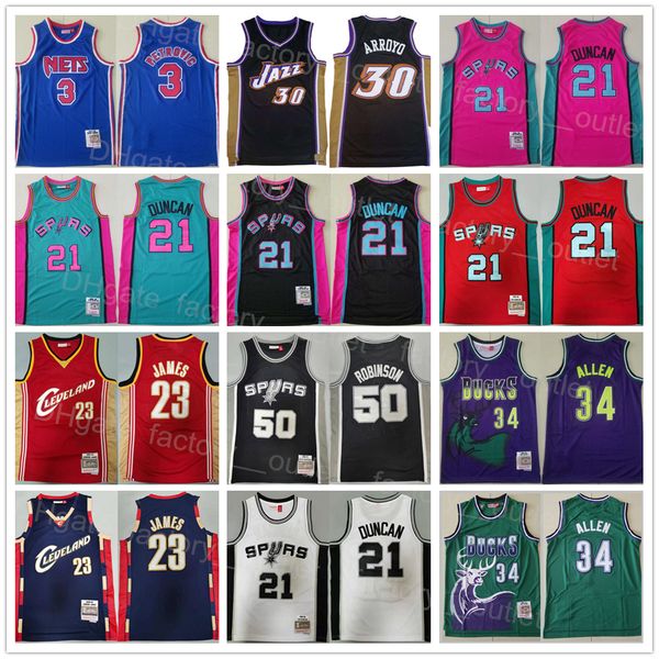 mitchell and ness basketball retro ray allen jersey 34 tim duncan 21 david robinson 50 carlos arroyo 30 drazen petrovic 3 lebron james 23 vi, Black;red
mitchell and ness basketball retro ray allen jersey 34 tim duncan 21 david robinson 50 carlos arroyo 30 drazen petrovic 3 lebron james 23 vi, Black;red