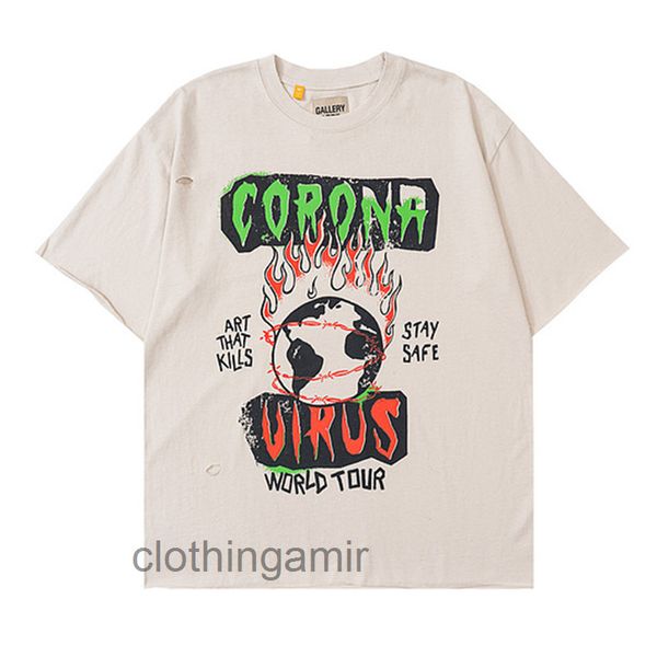 mens t shirt designer gallerydepts gary atk vintage hole flame print short sleeve t-shirt, White;black
mens t shirt designer gallerydepts gary atk vintage hole flame print short sleeve t-shirt, White;black