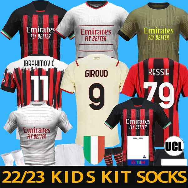 ibrahimovic ac 22 23 21 4th soccer jersey giroud r. leao rafael brahim theo messias jr kessie a.rebic tonali 2022 2023 fouth maillot men kid, Black;yellow
ibrahimovic ac 22 23 21 4th soccer jersey giroud r. leao rafael brahim theo messias jr kessie a.rebic tonali 2022 2023 fouth maillot men kid, Black;yellow