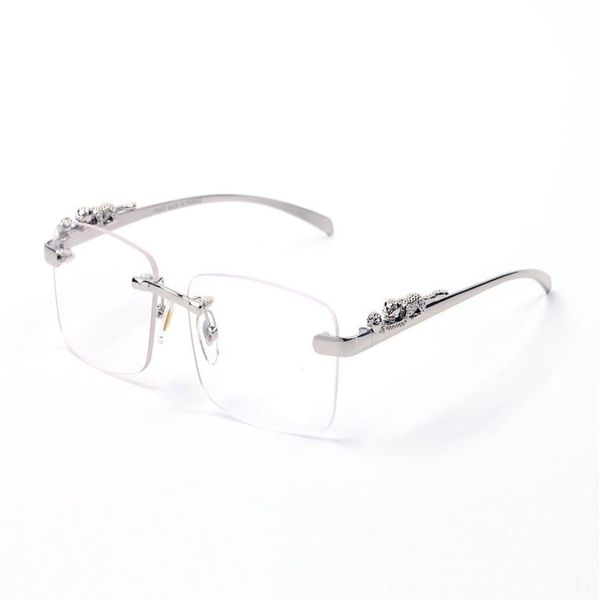 fashion brand sunglasses frames glasses rimless gold silver metal panther frame vintage sun glasses uv400 2022 luxury designer wom279j, Black
fashion brand sunglasses frames glasses rimless gold silver metal panther frame vintage sun glasses uv400 2022 luxury designer wom279j, Black