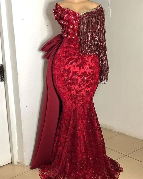 off shoulder arabic burgundy evening dresses 2022 aso ebi african lace appliques tassel prom reception engagement dress girls, Black;red
off shoulder arabic burgundy evening dresses 2022 aso ebi african lace appliques tassel prom reception engagement dress girls, Black;red