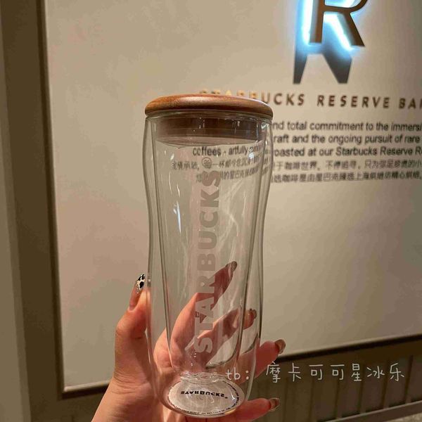 korean starbucks original wooden cover double-layer glass christmas gift silicone sealed simple heat insulation anti scalding water cup
korean starbucks original wooden cover double-layer glass christmas gift silicone sealed simple heat insulation anti scalding water cup