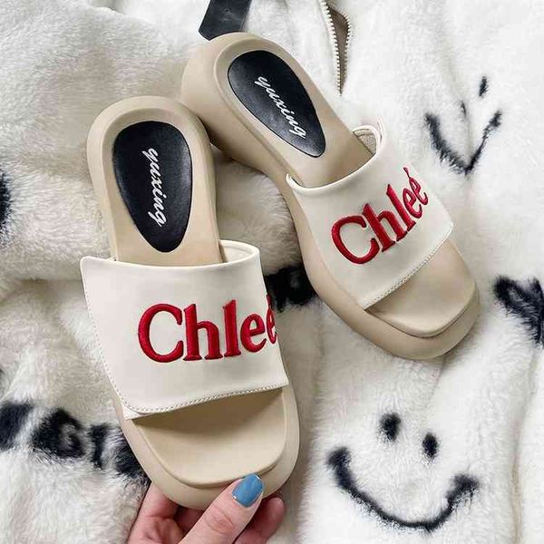 designer shoes 2022 summer women's sandals heighten thick soled velcro patch beach casual wear letter embroidered flip flops, Black
designer shoes 2022 summer women's sandals heighten thick soled velcro patch beach casual wear letter embroidered flip flops, Black
