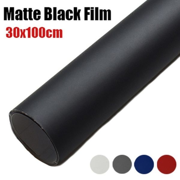 car matte black vinyl film stickers car body styling wrap film universal diy auto motorcycle decor decals 30x100cm
car matte black vinyl film stickers car body styling wrap film universal diy auto motorcycle decor decals 30x100cm