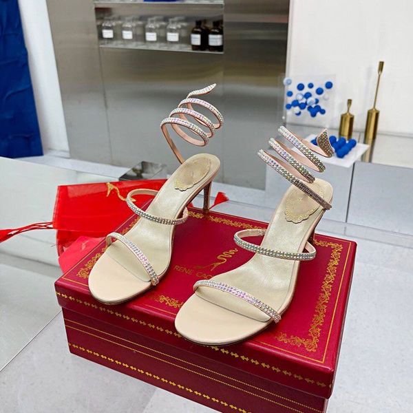 womens luxury designer slides lady wedding dress sandal flip flops sandals crystal serpentine shoes strass cleo sandals party high heel, Black
womens luxury designer slides lady wedding dress sandal flip flops sandals crystal serpentine shoes strass cleo sandals party high heel, Black