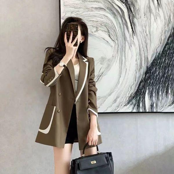 t314 womens suits & blazers tide brand designer high-quality retro contracted fashion series suit slim plus size, White;black
t314 womens suits & blazers tide brand designer high-quality retro contracted fashion series suit slim plus size, White;black