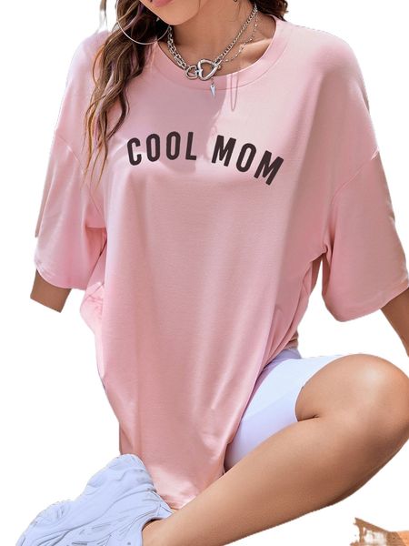 letter graphic drop shoulder oversized tee k96z#, White
letter graphic drop shoulder oversized tee k96z#, White