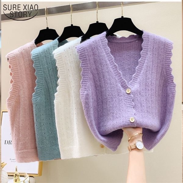 autumn and winter women sleeveless single breasted knitted solid vest female loose cardigan vest women's jacket 11949 201202, White;black
autumn and winter women sleeveless single breasted knitted solid vest female loose cardigan vest women's jacket 11949 201202, White;black