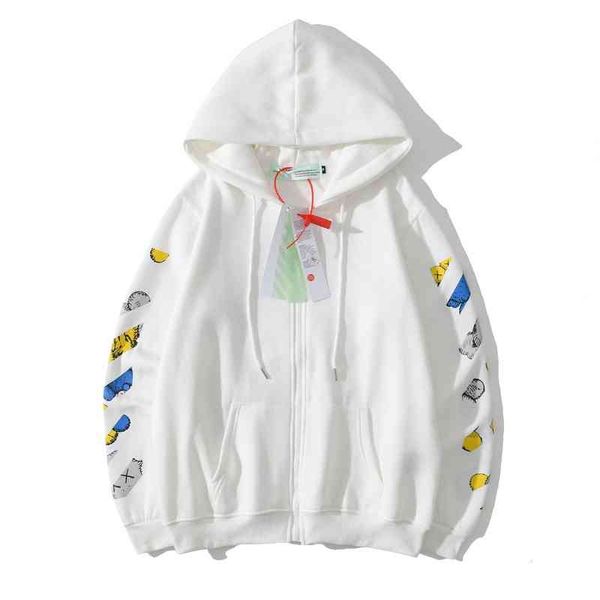 white arrow hoodie youth cardigan plush coat fashion2022 luxury br fashion design all-match men's and women's sweater, Black
white arrow hoodie youth cardigan plush coat fashion2022 luxury br fashion design all-match men's and women's sweater, Black