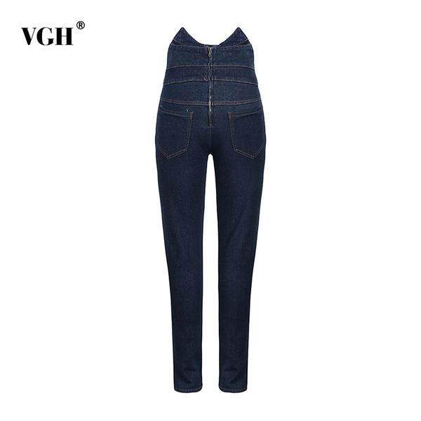 solid denim trousers for women high waist patchwork zipper slim casual vintage pencil pants female spring fashion style 210507, Blue
solid denim trousers for women high waist patchwork zipper slim casual vintage pencil pants female spring fashion style 210507, Blue