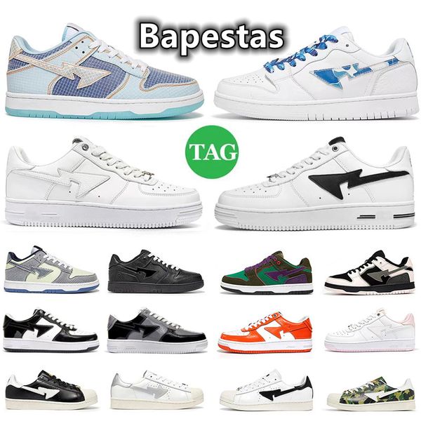 2022 bapestas baped men women running shoes sneaker fashion bapesta sk8 sta camo black white green red orange camouflage mens trainer sports
2022 bapestas baped men women running shoes sneaker fashion bapesta sk8 sta camo black white green red orange camouflage mens trainer sports