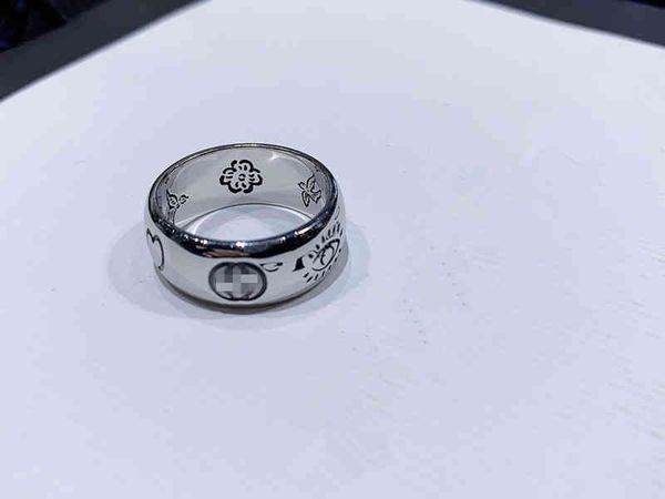 2023 designer new fashion jewelry gu fearless blind for love s925 couple flower and carved pair ring, Silver
2023 designer new fashion jewelry gu fearless blind for love s925 couple flower and carved pair ring, Silver