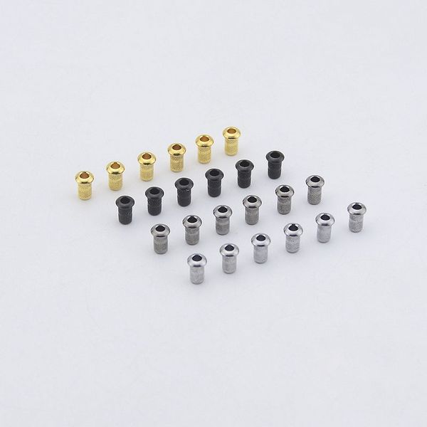 1 set (6pcs) through body string ferrules / string bushings for electric guitar front
1 set (6pcs) through body string ferrules / string bushings for electric guitar front